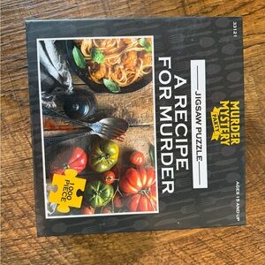 MURDER MYSTERY PARTY ‘A Recipe for Murder’ Interactive Puzzle-1000 Pieces